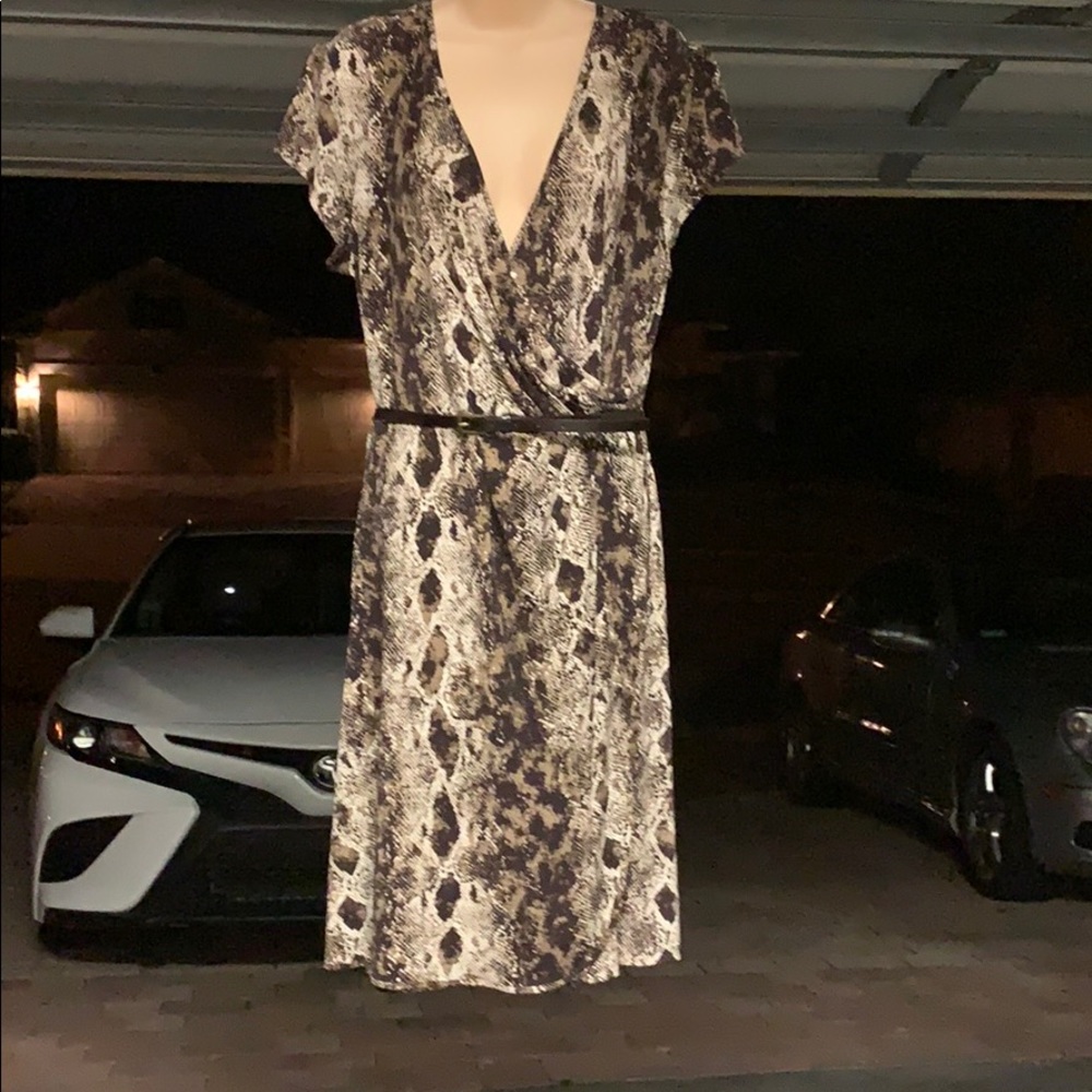 Python Print mid dress - Picture 3 of 6